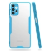 Samsung Galaxy A72 Kılıf Platin Silikon - Mavi