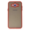 Samsung Galaxy J7 Kılıf Montreal Silikon Kapak - Kırmızı