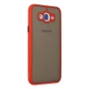 Samsung Galaxy J7 Kılıf Montreal Silikon Kapak - Kırmızı