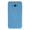Samsung Galaxy J7 Kılıf Nano içi Kadife Silikon - Mavi