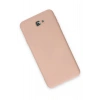 Samsung Galaxy J7 Prime Kılıf Nano içi Kadife Silikon - Pudra