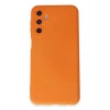 Samsung Galaxy M34 5G Kılıf Nano içi Kadife Silikon - Turuncu