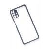 Samsung Galaxy M51 Kılıf Miami Şeffaf Silikon - Gri