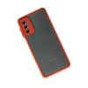 Samsung Galaxy M52 5G Kılıf Montreal Silikon Kapak - Kırmızı