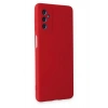 Samsung Galaxy M52 5G Kılıf Nano içi Kadife Silikon - Kırmızı