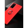 Samsung Galaxy Note 20 Kılıf Range Yüzüklü Silikon - Kırmızı