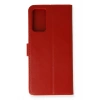 Samsung Galaxy Note 20 Kılıf Trend S Plus Kapaklı Kılıf - Kırmızı