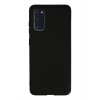 Samsung Galaxy S20 Kılıf Nano içi Kadife Silikon - Siyah