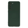 Samsung Galaxy S21 Kılıf Nano içi Kadife Silikon - Koyu Yeşil