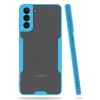 Samsung Galaxy S21 Plus Kılıf Platin Silikon - Mavi