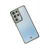 Samsung Galaxy S21 Ultra Kılıf Liva Lens Silikon - Yeşil