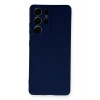 Samsung Galaxy S21 Ultra Kılıf Nano içi Kadife Silikon - Lacivert