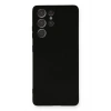 Samsung Galaxy S21 Ultra Kılıf Nano içi Kadife Silikon - Siyah