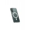 Samsung Galaxy S22 Kılıf Magneticsafe Şeffaf Silikon - Şeffaf