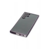Samsung Galaxy S22 Ultra Kılıf Razer Lensli Silikon - Mor