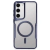 Samsung Galaxy S23 Kılıf Boyi Magsafe Silikon Kapak - Lacivert