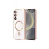Samsung Galaxy S23 Kılıf Kross Magneticsafe Kapak - Rose