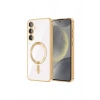 Samsung Galaxy S23 Plus Kılıf Kross Magneticsafe Kapak - Gold