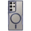 Samsung Galaxy S23 Ultra Kılıf Boyi Magsafe Silikon Kapak - Lacivert