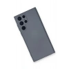 Samsung Galaxy S23 Ultra Kılıf Nano içi Kadife Silikon - Gri