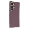 Samsung Galaxy S23 Ultra Kılıf Volet Silikon - Mor