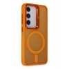 Samsung Galaxy S24 Plus Flet Lens Magsafe Kapak - Turuncu