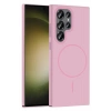 Samsung Galaxy S24 Ultra Broş Magsafe Kapak - Pembe