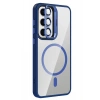 Samsung Galaxy S25 FE Remim Lensli Magsafe Standlı Kapak - Lacivert