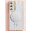Samsung Galaxy S25 Kılıf Joke Simli Magneticsafe Kılıf - Pembe