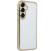 Samsung Galaxy S25 Kılıf Razer Lensli Silikon - Gold