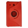 Samsung Galaxy T560 Tab E 9.7 Kılıf 360 Tablet Deri Kılıf - Kırmızı