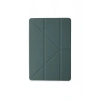 Samsung Galaxy T737 Tab S7 FE 12.4 Kılıf Kalemlikli Mars Tablet Kılıfı - Koyu Yeşil