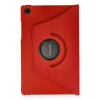 Samsung Galaxy Tab A7 10.4 Kılıf 360 Tablet Deri Kılıf - Kırmızı