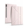Samsung Galaxy X610 Tab S9 FE Plus 12.4 Kılıf Kalemlikli Mars Tablet Kılıfı - Rose Gold