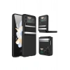Samsung Galaxy Z Flip 3 Kılıf Belt Flip Kapak - Siyah