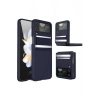 Samsung Galaxy Z Flip 4 Kılıf Belt Flip Kapak - Lacivert