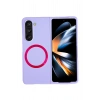 Samsung Galaxy Z Fold 5 Kılıf Mata Fold Kapak - Lila