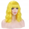Sarı Renk Uzun Dalgalı Parti Peruğu (4887)