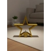 Sarı Yıldız Mumluk Modern Salon Ve Raf Dekoru