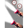 Şarjlı 10w Projektör Led El Feneri 2 Mod Aydınlatmalı Uzun Menzil Işıldak Kambur Fener (4887)