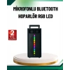 Şarjlı Işıklı Bluetooth Hoparlör | Usb, Aux, Tf Kart Ve Radyo Destekli
