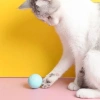 Şarjlı Kedi Oyun Topu Interaktif 360 Derece Dönen Kedi Oyuncağı Oto Hareket Eden