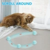 Şarjlı Kedi Oyun Topu Interaktif 360 Derece Dönen Kedi Oyuncağı Oto Hareket Eden