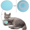 Şarjlı Kedi Oyun Topu Interaktif 360 Derece Dönen Kedi Oyuncağı Oto Hareket Eden