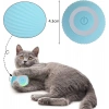 Şarjlı Kedi Oyun Topu Interaktif 360 Derece Dönen Kedi Oyuncağı Oto Hareket Eden