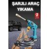 Şarjlı Ve Yüksek Basınçlı Oto Yıkama Makinesi Ve Sulama Tabancası Bahçe Yıkama Makinesi