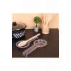 Şeffaf Plastik Boncuklu Kelepçe Kaşık Çırpıcı Altlığı 28 Cm