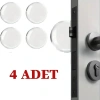 Şeffaf Silikon Mobilya Ve Kapı Durdurucu Darbe Pedi 4lü Set