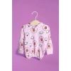 ŞEKER PEMBE KAPİŞONLU UZUN KOLLU LASTİKLİ BEL PAÇA KIZ ÇOCUK & BEBEK ALT ÜST TAKIM
