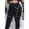 Seksi Deri Jartiyer Harness - Brf956